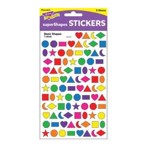 Basic Shapes superShapes Stickers, 800 ct