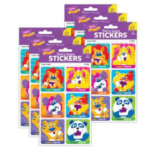I Lost A Tooth Tear & Share Stickers&reg;, 30 Per Pack, 6 Packs