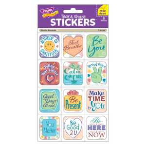 Mindful Moments Tear & Share Stickers&trade;, Pack of 60