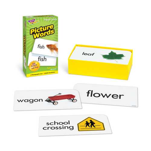 Picture Words Skill Drill Flash Cards