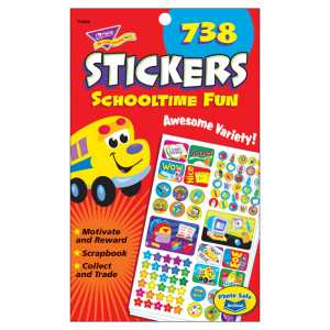 Schooltime Fun Sticker Pad, 738 ct