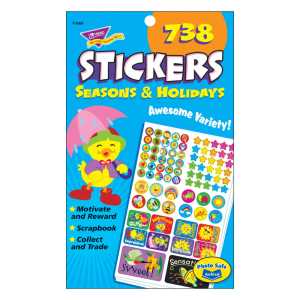 Seasons & Holidays Sticker Pad, 738 ct