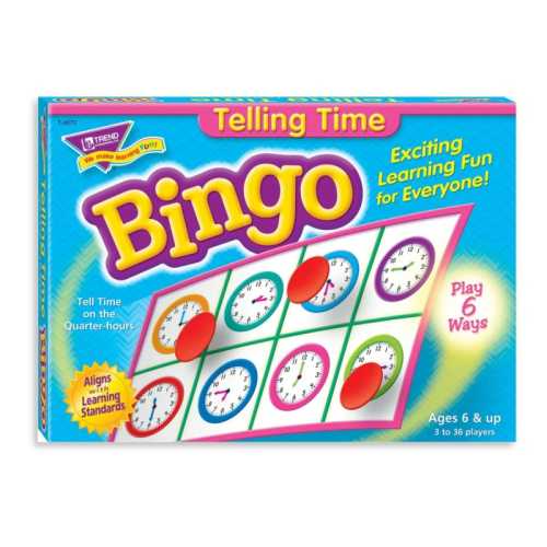 Telling Time Bingo Game