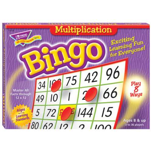 Multiplication Bingo Game