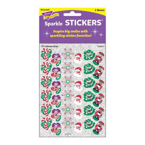 Christmas Joys Sparkle Stickers&reg;, 72 ct