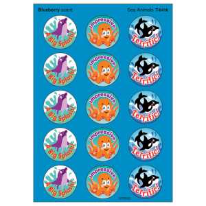 Sea Animals/Blueberry Stinky Stickers&reg;, 60 Ct