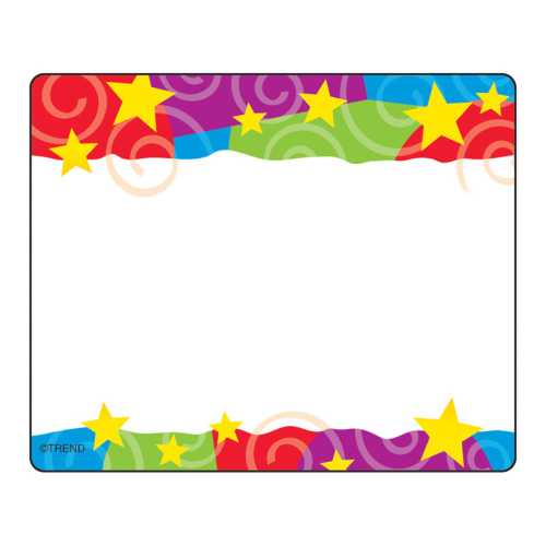 Stars 'n Swirls Terrific Labels&trade;, 36 ct