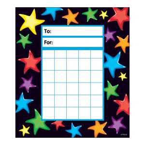Gel Stars Incentive Pad, 36 sheets