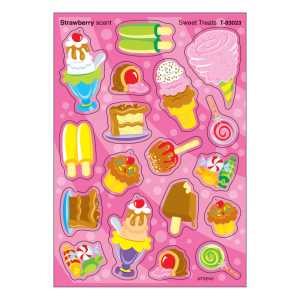 Sweet Treats/Strawberry Stinky Stickers&reg;, Mixed Shapes