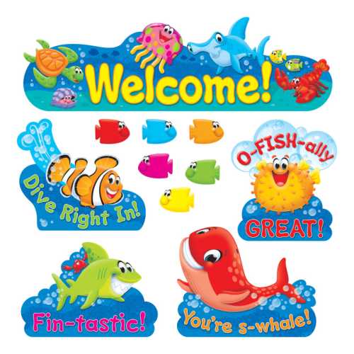 Sea Buddies&trade; Welcome Bulletin Board Set
