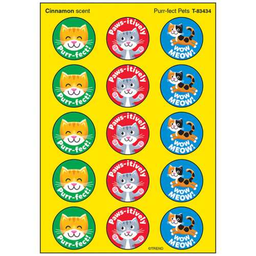 Purr-fect Pets/Cinnamon Stinky Stickers&reg;, 60 ct.
