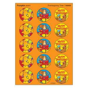 Thanksgiving Time/Pumpkin Stinky Stickers&reg;, 60 ct.