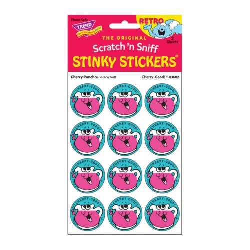 Cherry-Good!/Cherry Punch Scented Stickers, Pack of 24