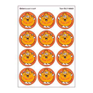 Tear-ific!/Onion Scented Stickers, Pack of 24