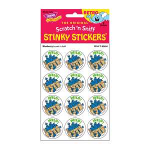 Wild!/Blueberry Scented Stickers, Pack of 24