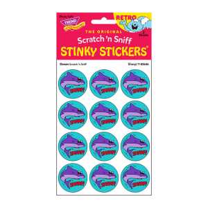 Sharp!/Ocean scent Retro Scratch 'n Sniff Stinky Stickers&reg;, 24 ct.