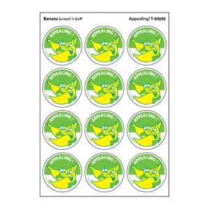 Appealing!/ Banana Scent Stickers, 24 ct.