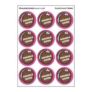 Double Good/ Chocolate Cookie Scent Stickers, 24 ct.