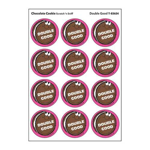Double Good/ Chocolate Cookie Scent Stickers, 24 ct.