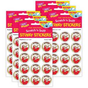 Howdy/ Raspberry Scent Stickers, 24 Per Pack, 6 Packs