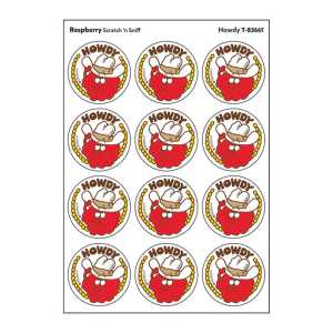 Howdy/ Raspberry Scent Stickers, 24 ct.