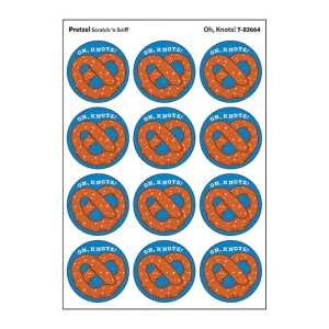 Oh/ Knots!/ Pretzel Scent Stickers, 24 ct.