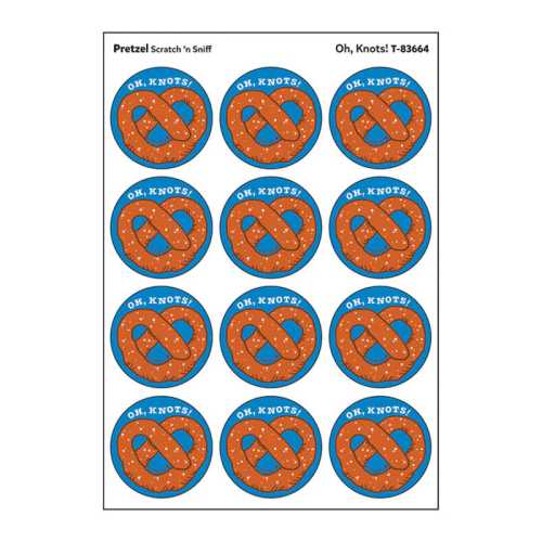 Oh/ Knots!/ Pretzel Scent Stickers, 24 ct.