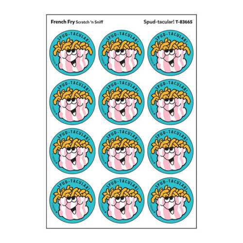 Spud-tacular!/ French Fry Scent Stickers, 24 ct.