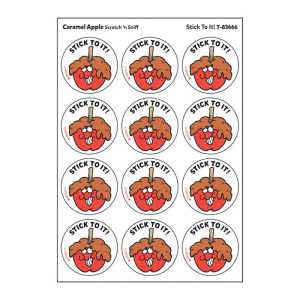 Stick To It!/ Caramel Apple Scent Stickers, 24 ct.
