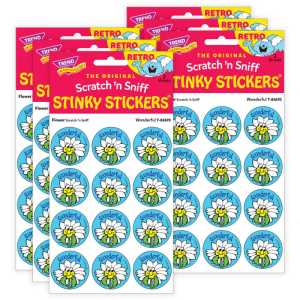 Wonderful/ Flower Scent Stickers, 24 Per Pack, 6 Packs