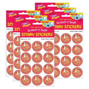 Gobble! Gobble!/Spice Scent Retro Scratch 'n Sniff Stinky Stickers&reg;, 24 Per Pack, 6 Packs
