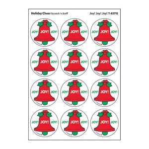 Joy! Joy! Joy!/ Holiday Cheer Scent Stickers, 24 ct.