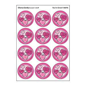 You're Great/ Cherry Candy Scent Stickers, 24 ct.