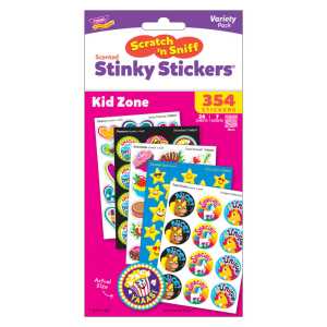Kid Zone Stinky Stickers&reg; Variety Pack, 339 Count