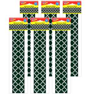 Moroccan Black Bolder Borders&reg;, 35.75' Per Pack, 6 Packs