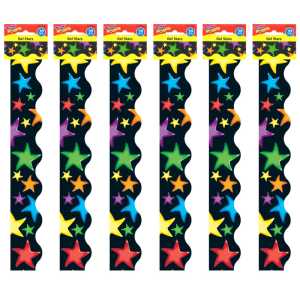 Gel Stars Terrific Trimmers&reg;, 39 Feet Per Pack, 6 Packs