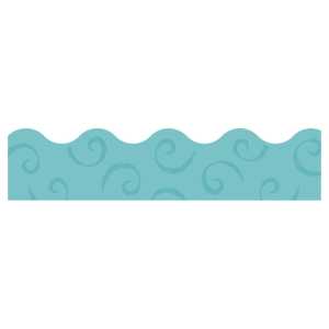 Teal Swirls Terrific Trimmers&reg;, 39 Feet