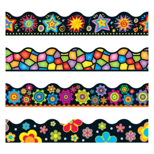 Brights on Black Terrific Trimmers&reg;, Variety Pack
