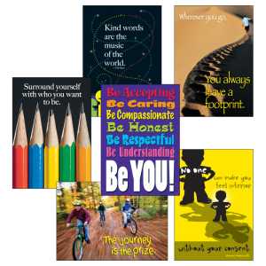 Think Positively ARGUS&reg; Posters Combo Pack, Pack of 6
