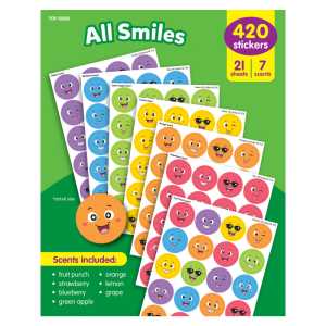 All Smiles Smelly Stickers Variety Pack