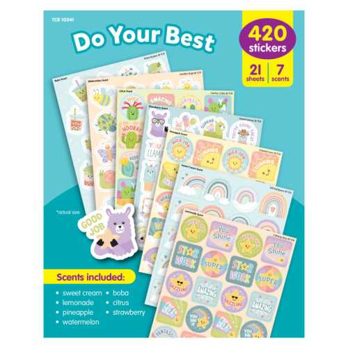 Do Your Best Smelly Stickers Variety Pack