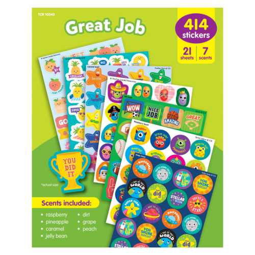 Great Job Smelly Stickers Variety Pack