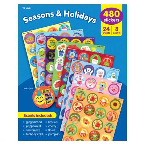 Seasons & Holidays Smelly Stickers Variety Pack