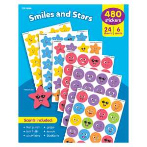 Smiles and Stars Smelly Stickers Variety Pack