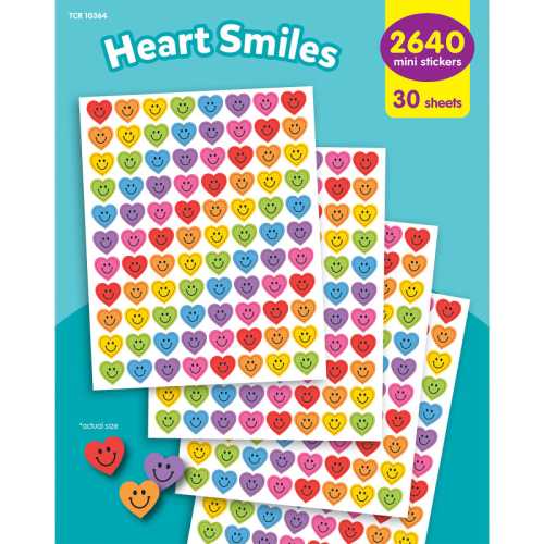 Heart Smiles Mini Stickers Value Pack