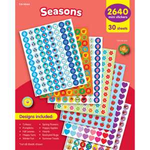 Seasons Mini Stickers Variety Pack