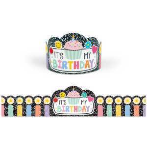Cool for School It's My Birthday Crowns