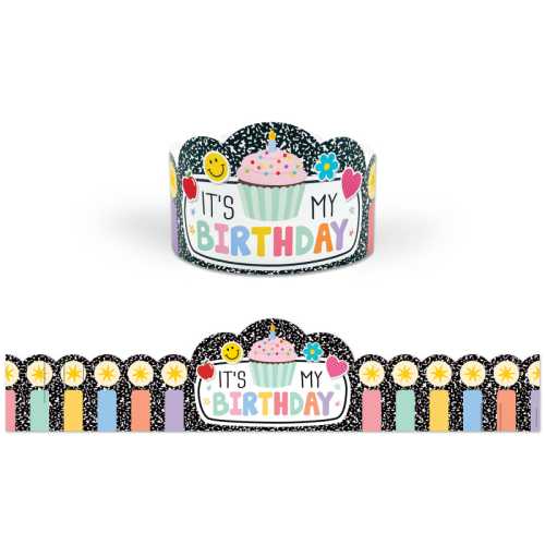Cool for School It's My Birthday Crowns