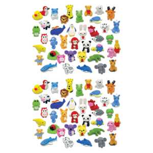 Desk Pets - Animal Friends, 40 Per Pack, 2 Packs
