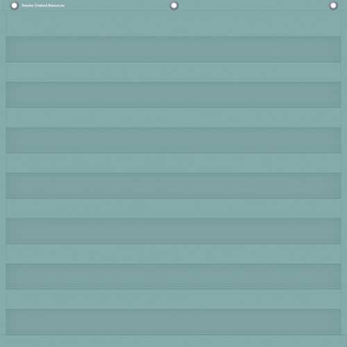 Calming Blue 7 Pocket Chart, 28